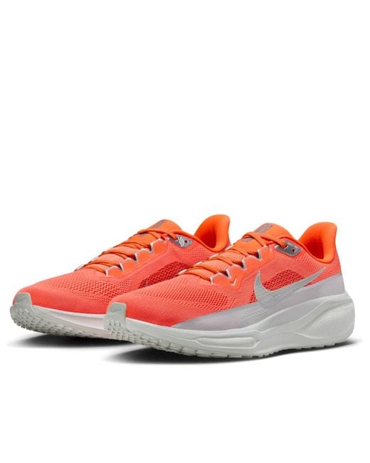 Nike Red Air Zoom Pegasus 41 Premium 'Hyper Crimson Safety Sliver' for men