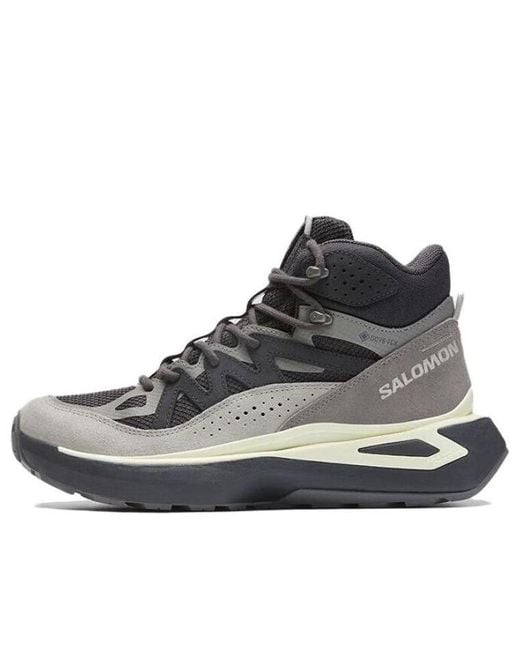 Salomon Black Odyssey Elmt Mid Gtx Sneakers Boots for men