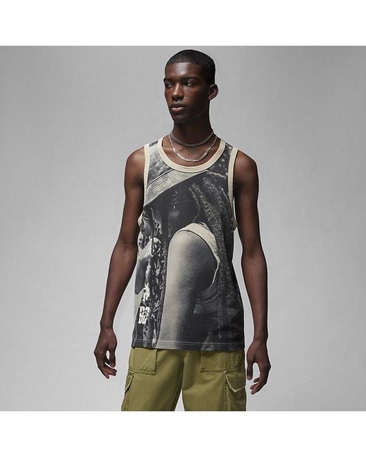 Nike Gray X Union X Bephies Beauty Supply Tank Top 'Rattan' for men