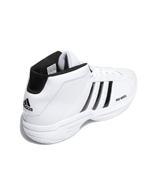 Adidas White Pro Model 2G for men