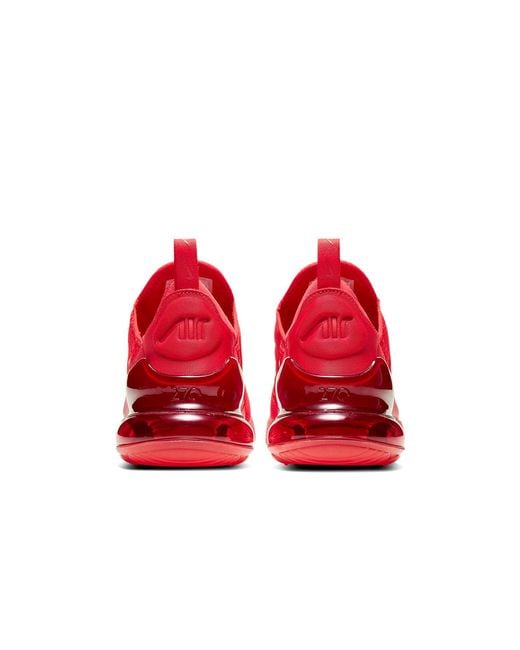 Nike Red Air Max 270 'Triple' for men