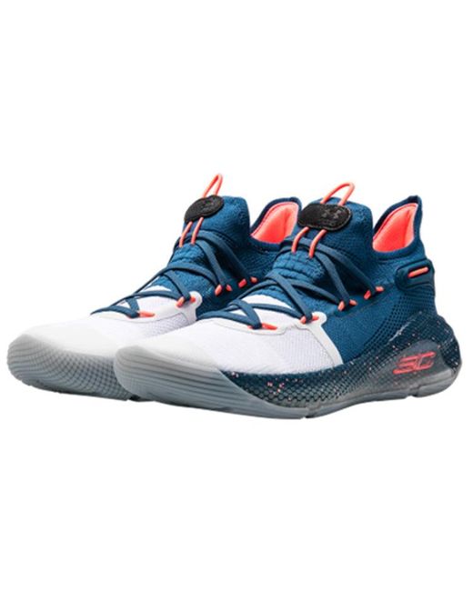 Under Armour Blue Curry 6 'Splash Party' for men