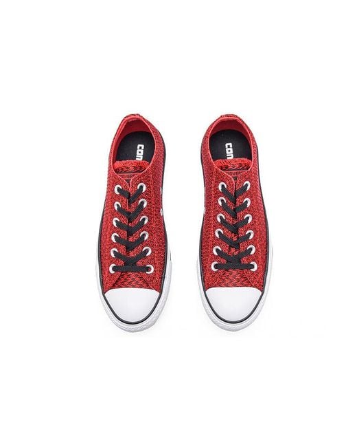Converse Red Chuck Taylor All Star Ox for men
