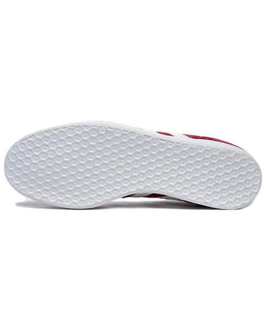 Adidas Red Gazelle Shoes 'Burgundy' for men