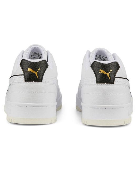 PUMA White Rbd Game Leather Trainers for men