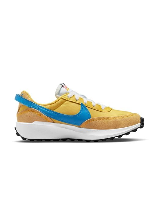 Nike Blue (Wmns) Waffle Debut 'Vivid Sulfur Light Photo'