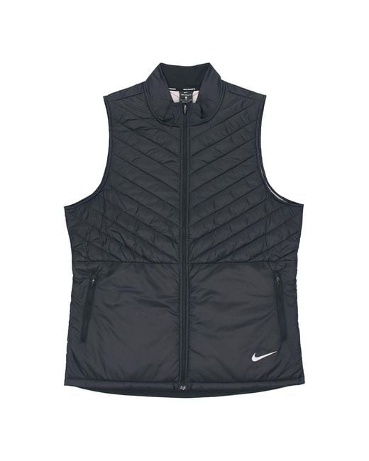 Nike Blue Aerolayer Running Vest for men