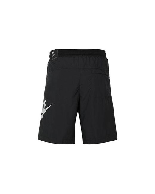 Nike Black Ce Short Woven Hybrid Logo Sports Training Shorts for men