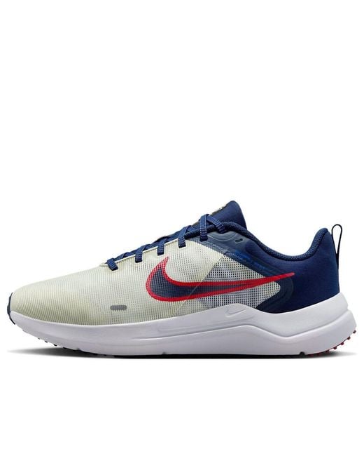 Nike Blue Downshifter 12 Road Running Shoes Midnight' for men