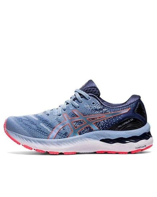 Asics Blue (Wmns) Gel Nimbus 23 Wide 'Mist Blazing Coral'