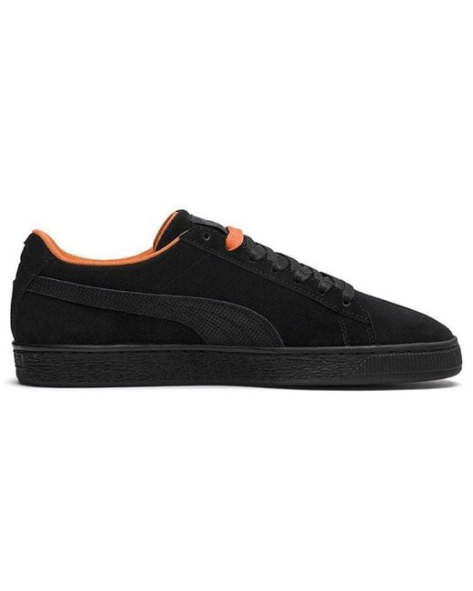 PUMA Black Suede Classic Tonal Nu Skool for men