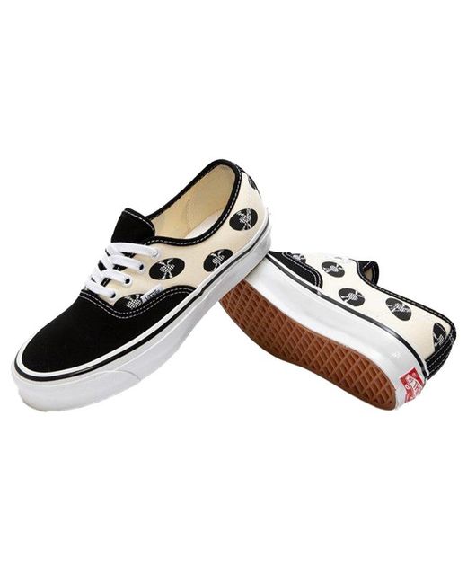 Vans Black Wacko Maria X Authentic Lx 'Records for men