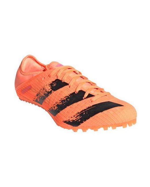 Adidas Orange Sprintstar Wear-Resistant Non-Slip for men