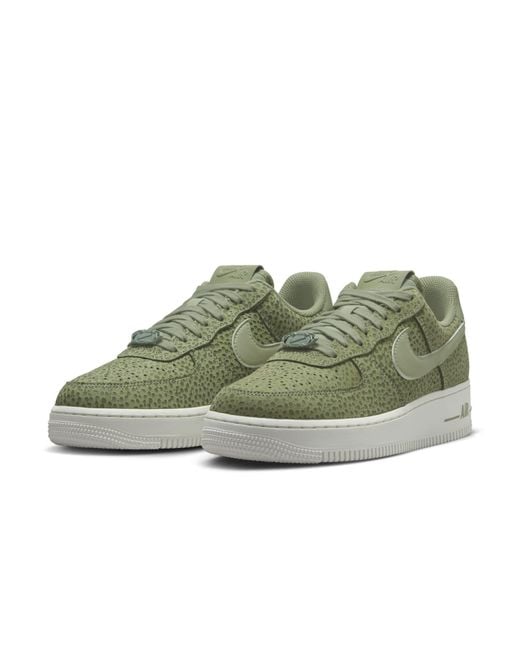 Nike Green (Wmns) Air Force 1 '07 Premium 'Safari Oil'