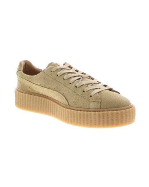 PUMA Fenty X Suede Creeper 'oatmeal' in Natural for Men | Lyst