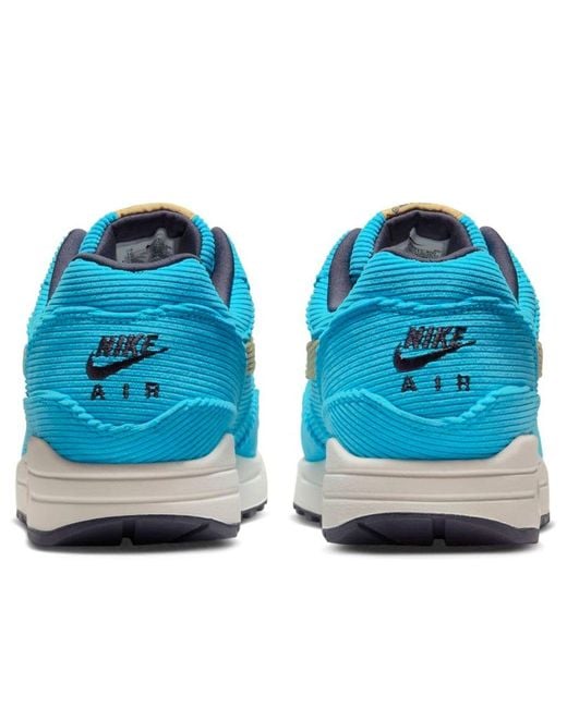 Nike Blue Air Max 1 Premium Shoes