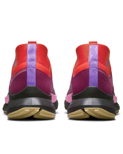 Nike Red React Pegasus Trail 4 Gtx 'Rosewood' for men