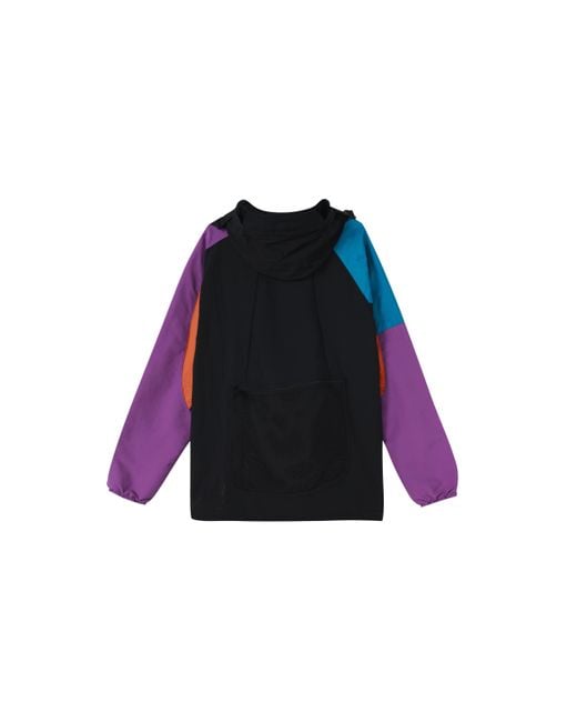 Adidas Blue Originals Colorblock Athleisure Casual Sports Jacket for men
