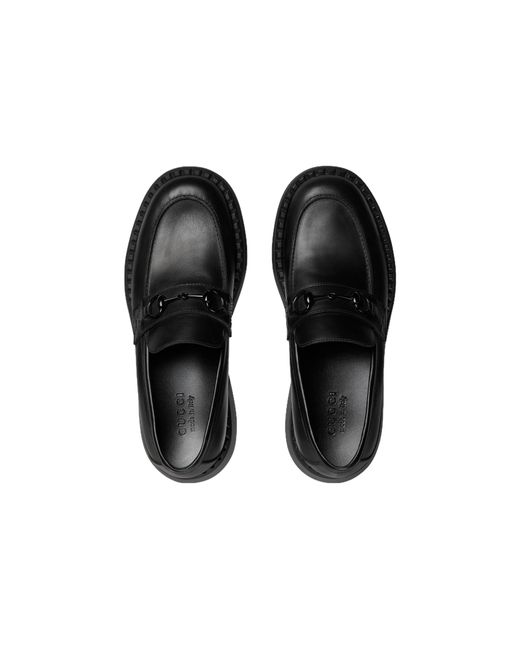 Gucci Black Horsebit Loafers 'All' for men