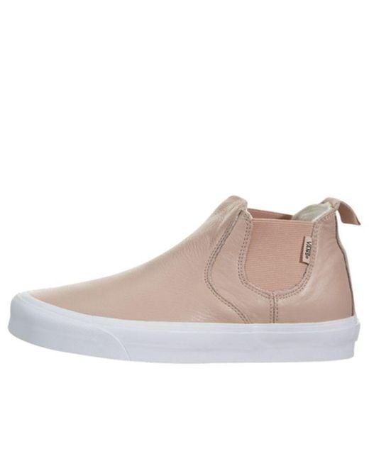Vans Brown Slip-On Mid 'Mahogany Rose' for men