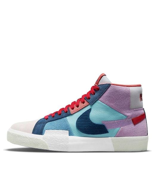 Nike Blue Zoom Blazer Mid Premium Sb 'Mosaic Pack for men