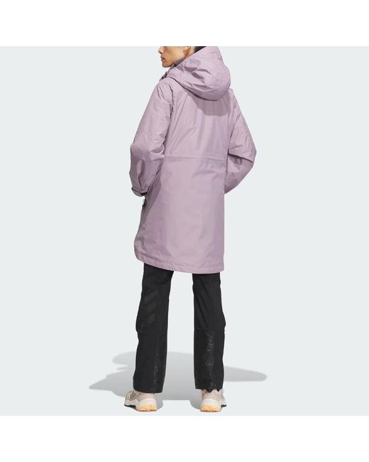 Adidas Purple (Wmns) Terrex 3-In-1 Rain.Rdy Super Inner Jacket