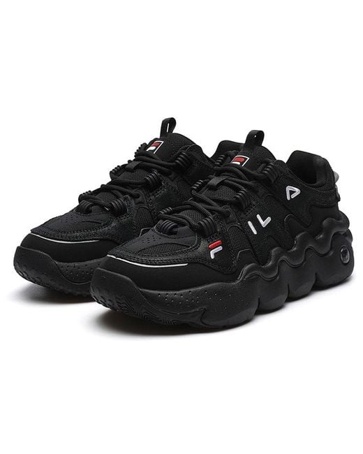 Fila Retro Basketball Shoes Black | Lyst