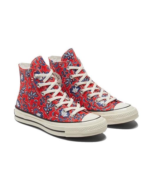 Converse Red Chuck 70 High 'Paisley for men
