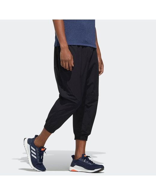 Adidas Blue Mh 3S 7/8 Pt Sports Stylish Cropped Pants/Trousers Asia Edition for men