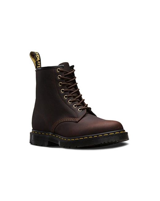 Dr. Martens Black 1460 Dm's Wintergrip Lace Up Boots for men