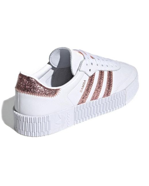 Adidas White (Wmns) Sambarose