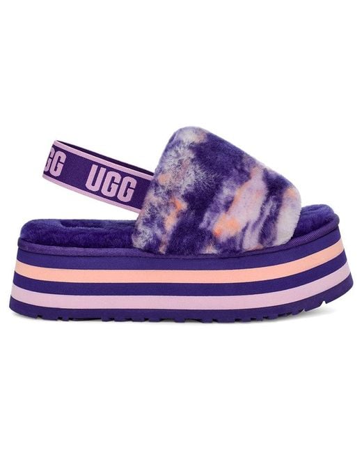 Ugg Purple (Wmns) Disco Marble Slide Night'