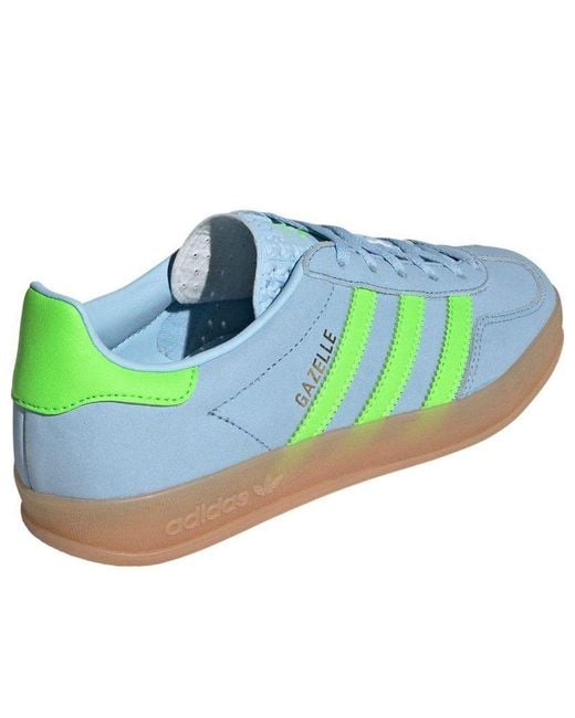 Adidas Blue (Wmns) Gazelle Indoor 'Clear Sky Solar'