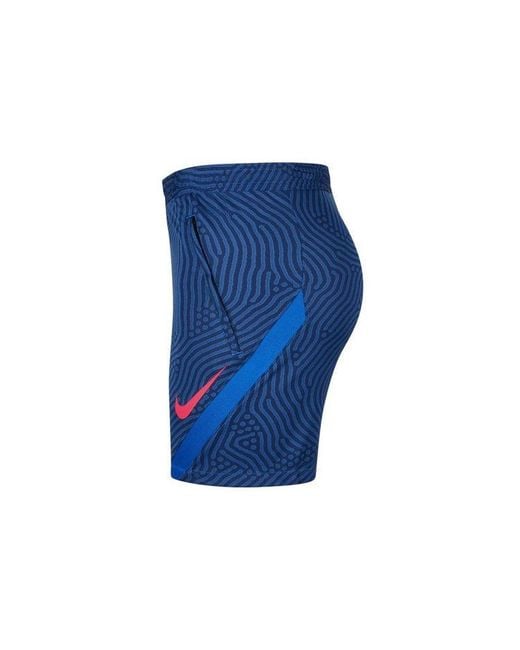 Nike Blue Strike Training Shorts for men