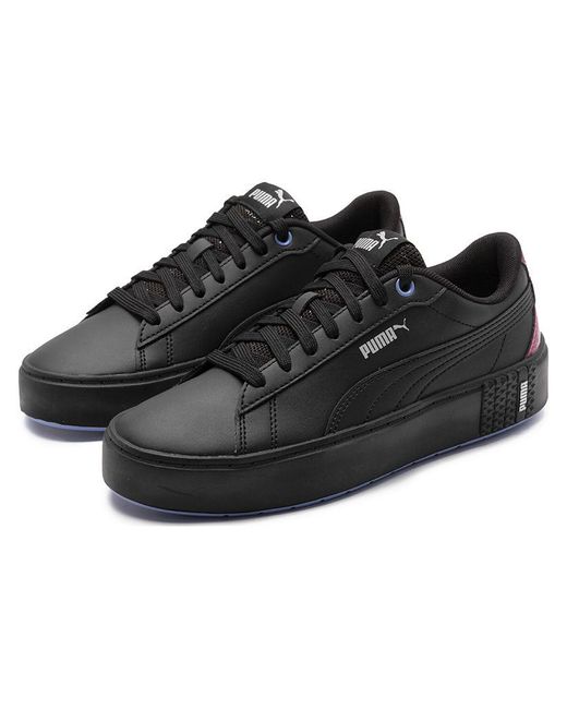PUMA Black (Wmns) Smash Platform V2 Night Out