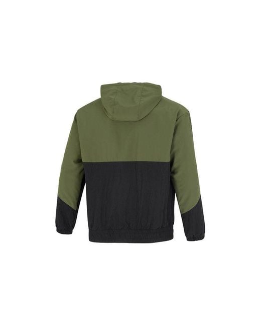 Adidas Green Utility Windbreaker Jacket for men