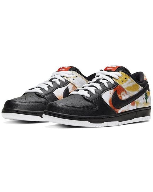 Nike Black Sb Dunk Low 'Tie-Dye Raygun' for men
