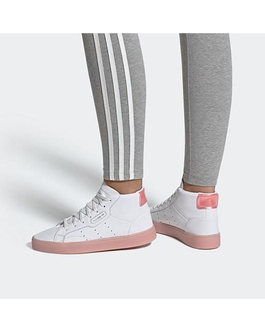 Adidas White (Wmns) Sleek Mid 'Glow'