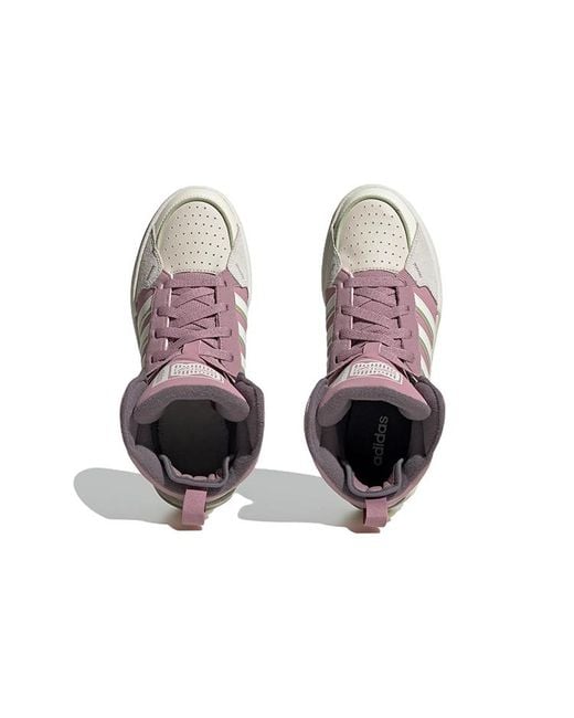 Adidas Purple (Wmns) Neo 100Db Mid Shoes