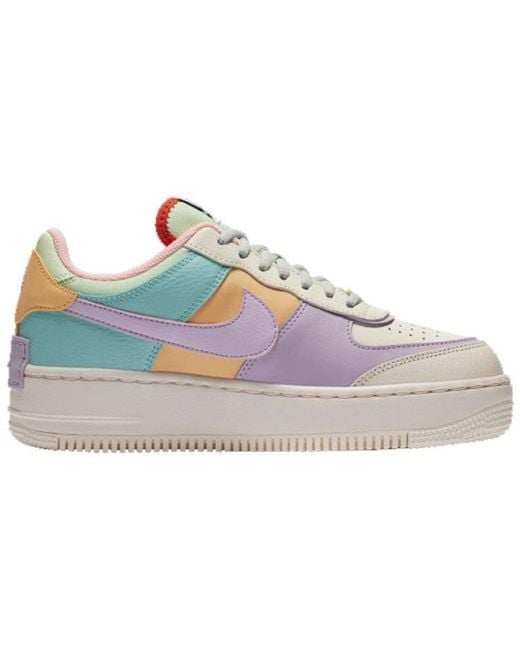 Nike Blue (Wmns) Air Force 1 Shadow 'Pale Ivory'