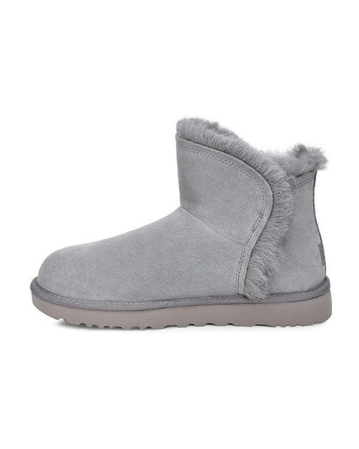 Ugg Gray (Wmns) Classic Mini Fluff High-Low