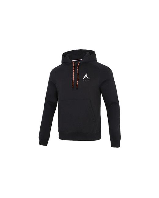 Nike Black Casual Sports Drawstring Hooded Fleece Lined for men