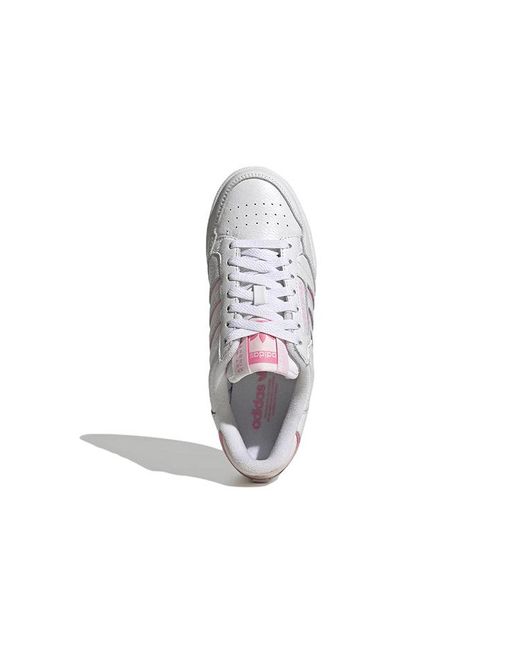 Adidas White Continental 80 Stripes Trainers