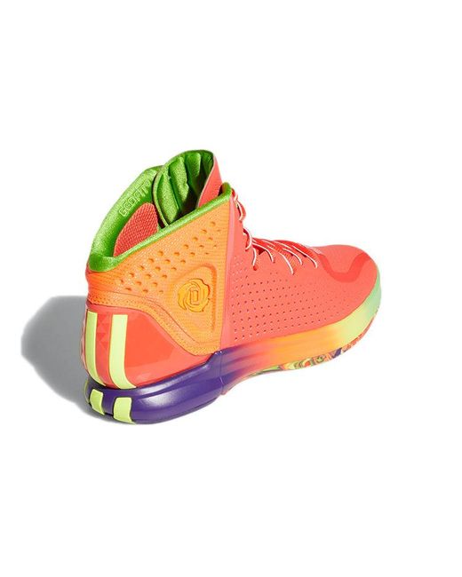 Adidas Orange D Rose 4 Restomod 'Solar' for men