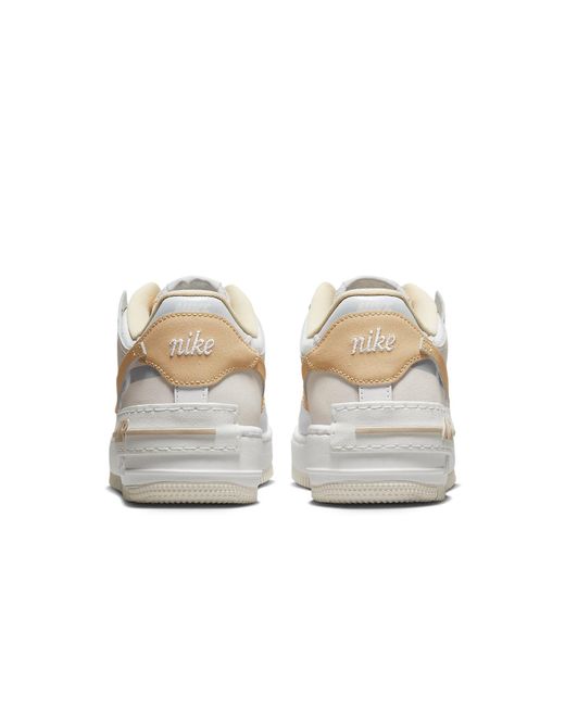 Nike White (Wmns) Air Force 1 Low Shadow 'Tan'
