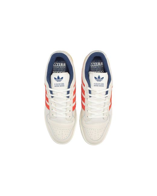 Adidas White Wood Wood X Forum Low for men