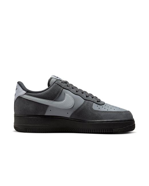 Nike Black Air Force 1 Low 'Anthracite Wolf' for men