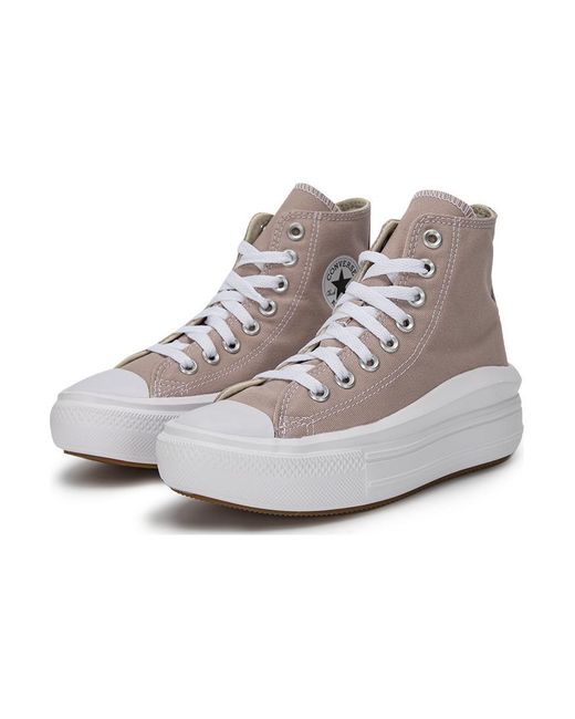 Converse Brown (Wmns) Chuck Taylor All Star Move High 'Stone Mauve'