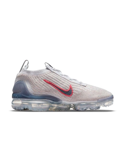 gray and red vapormax flyknit
