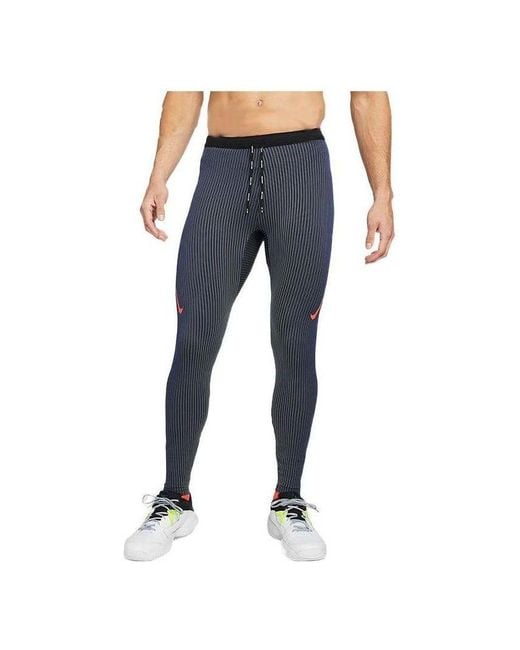 Nike Blue Dri-Fit Adv Aeroswift Running Tights Pants for men